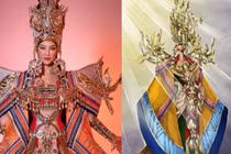 Trang phục dân tộc tinh xảo dự thi Hoa hậu Siêu quốc gia của Kim Duyên có “hớ hênh”?