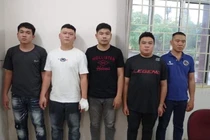 Các đối tượng bị cơ quan công an tạm giữ. Ảnh: Công an tỉnh Đồng Nai.