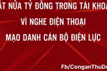 Mất hơn nửa tỉ đồng trong tài khoản vì nghe điện thoại của 'cán bộ điện lực'
