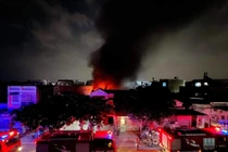 Hiện trường vụ cháy.