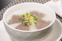 Cháo gan dê chữa đau đầu