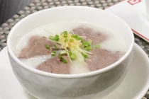 Cháo gan dê chữa đau đầu