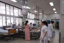 Vụ sập giàn giáo tại Trường tiểu học Huỳnh Văn Bánh: 25 trẻ phải đi cấp cứu