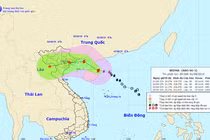 Chiều nay bão số 3 giật cấp 12 vào Vịnh Bắc bộ