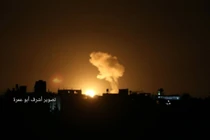 Israel lại không kích dữ dội người Palestine trên dải Gaza