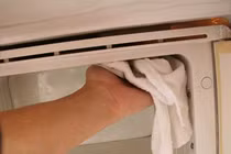 Làm sạch ngăn đá tủ lạnh nhanh