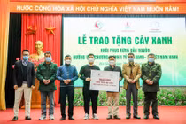 Lễ trao tặng cây xanh khôi phục rừng đầu nguồn - Hưởng ứng Chương trình “1 tỷ cây xanh - Vì Việt Nam xanh”.