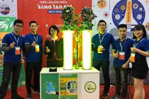 Đèn tảo lọc không khí và bụi mịn