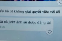 Tin nhắn nhóm cho vay gửi tới ông Phụng. Ảnh: CTV.