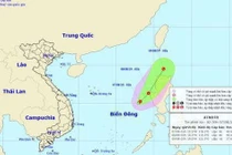 Áp thấp nhiệt đới xuất hiện trên Biển Đông