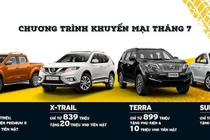 Nissan Việt Nam triển khai chương trình ưu đãi cho khách hàng mua xe trong tháng 7/2019