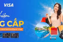 Ra mắt thẻ Quốc tế LIENVIETPOSTBANK VISA