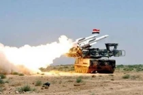 Phòng không Syria bắn hạ UAV trên không phận Damascus