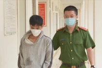 Đối tượng Lương Nhật Bình bị công an bắt giữ