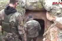 Quân đội Syria phát hiện hệ thống đường hầm lớn của khủng bố ở Idlib