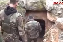 Quân đội Syria phát hiện hệ thống đường hầm lớn của khủng bố ở Idlib