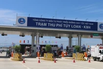 Trạm thu phí Túy Loan trên cao tốc Đà Nẵng - Quảng Ngãi - Ảnh: VEC
