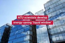 Cửa sổ chất lỏng thông minh điều chỉnh nhiệt độ phòng