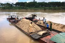 Nghệ An: Kiểm tra hoạt động khai thác cát, sỏi trên các tuyến, vùng nước thủy nội địa