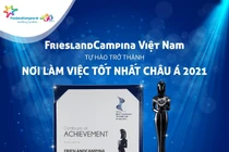 FrieslandCampina Việt Nam cũng đã vinh dự trở thành “Nơi làm việc tốt nhất Châu Á 2021”(Best Companies to Work for in Asia) do Tạp chí uy tín HR Asia bình chọn