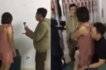 "Nóng mắt" chồng đánh ghen, vợ dùng thân che đỡ cho nhân tình