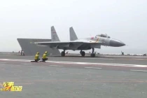 Trung Quốc công bố video máy bay lần đầu tiên cất cánh từ tàu sân bay Sơn Đông, dự kiến bố trí ở biển Đông