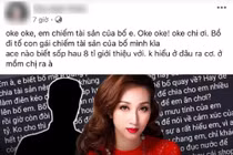 Con gái nhân tình bóc phốt Lều Phương Anh để gây áp lực lấy tài sản?