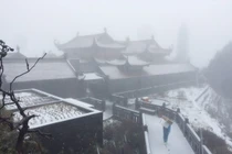 Tuyết rơi trên đỉnh Fansipan