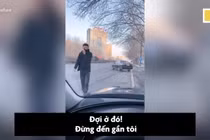 Cách giao đồ ăn độc lạ thời dịch virus corona tại Trung Quốc