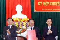 Ông Lê Ngọc Tuấn được bầu giữ chức Chủ tịch UBND tỉnh Kon Tum