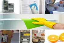Làm sạch tủ lạnh từ trong ra ngoài
