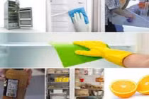 Làm sạch tủ lạnh từ trong ra ngoài