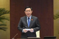 Chủ tịch Quốc hội Vương Đình Huệ.