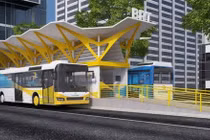 Phối cảnh xe buýt nhanh BRT số 1
