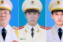Bộ Công an thông báo lễ tang 3 cán bộ chiến sĩ hy sinh ở Đồng Tâm