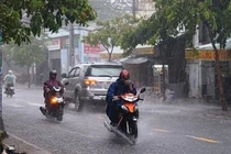 Miến Bắc đón đợt không khí lạnh, đêm nay nhiều nơi mưa to đến rất to