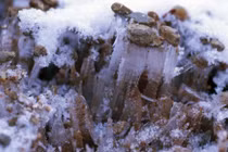 Những cây kim bằng băng điêu khắc thành cảnh quan đá 