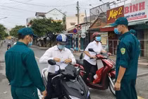Chốt kiểm soát dịch trên địa bàn tỉnh Bến Tre thời điểm tháng 7/2021.