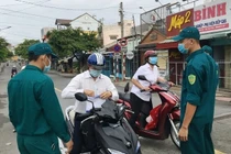 Chốt kiểm soát dịch trên địa bàn tỉnh Bến Tre thời điểm tháng 7/2021.