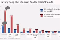 Số ca tử vong do ô nhiễm không khí ở VN có thể tăng 4 lần vào năm 2030