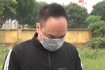 Ninh Đắc Huân tại cơ quan công an