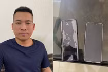 Trần Quốc Hưng và tang vật. Ảnh: Công an TP Hà Nội.