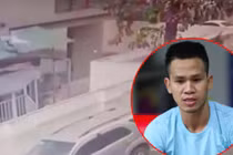 Một clip góc khác cho thấy Nguyễn Ngọc Mạnh đã vất vả và nỗ lực đến thế nào khi cố gắng cứu em bé