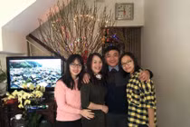 Hạnh phúc của gia đình có 2 con gái