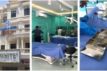  Cơ sở chăm sóc da nhưng có dụng cụ phẫu thuật đã qua sử dụng