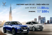 Chào mừng 2 năm ra thị trường, VinFast ưu đãi lớn cho khách hàng mua xe Lux và Fadil