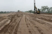 Toàn cảnh tuyến đường huyết mạch qua Khu đô thị Mường Thanh Thanh Hà sắp hoàn thành