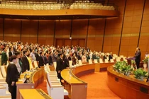 Kỳ họp thứ 11, Quốc hội khóa XIV. Ảnh: TTXVN