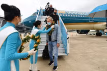 Chuyến bay đầu tiên thí điểm đón du khách quốc tế đến Việt Nam
