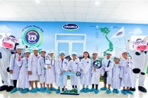 70.000 trẻ em ở Vĩnh Long bắt đầu thụ hưởng chương trình sữa học đường